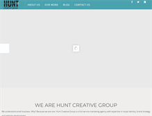 Tablet Screenshot of huntcreativegroup.com
